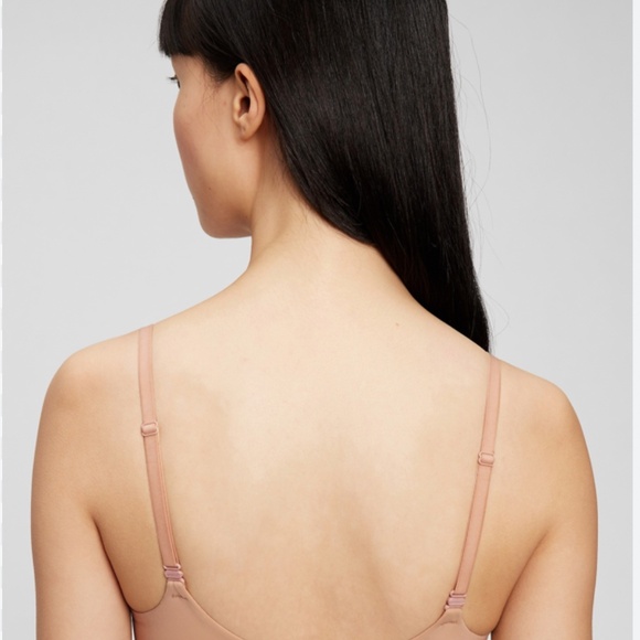 NWT - Gap Wireless T-Shirt Bra in Brush Beige - 36C - Picture 3 of 6